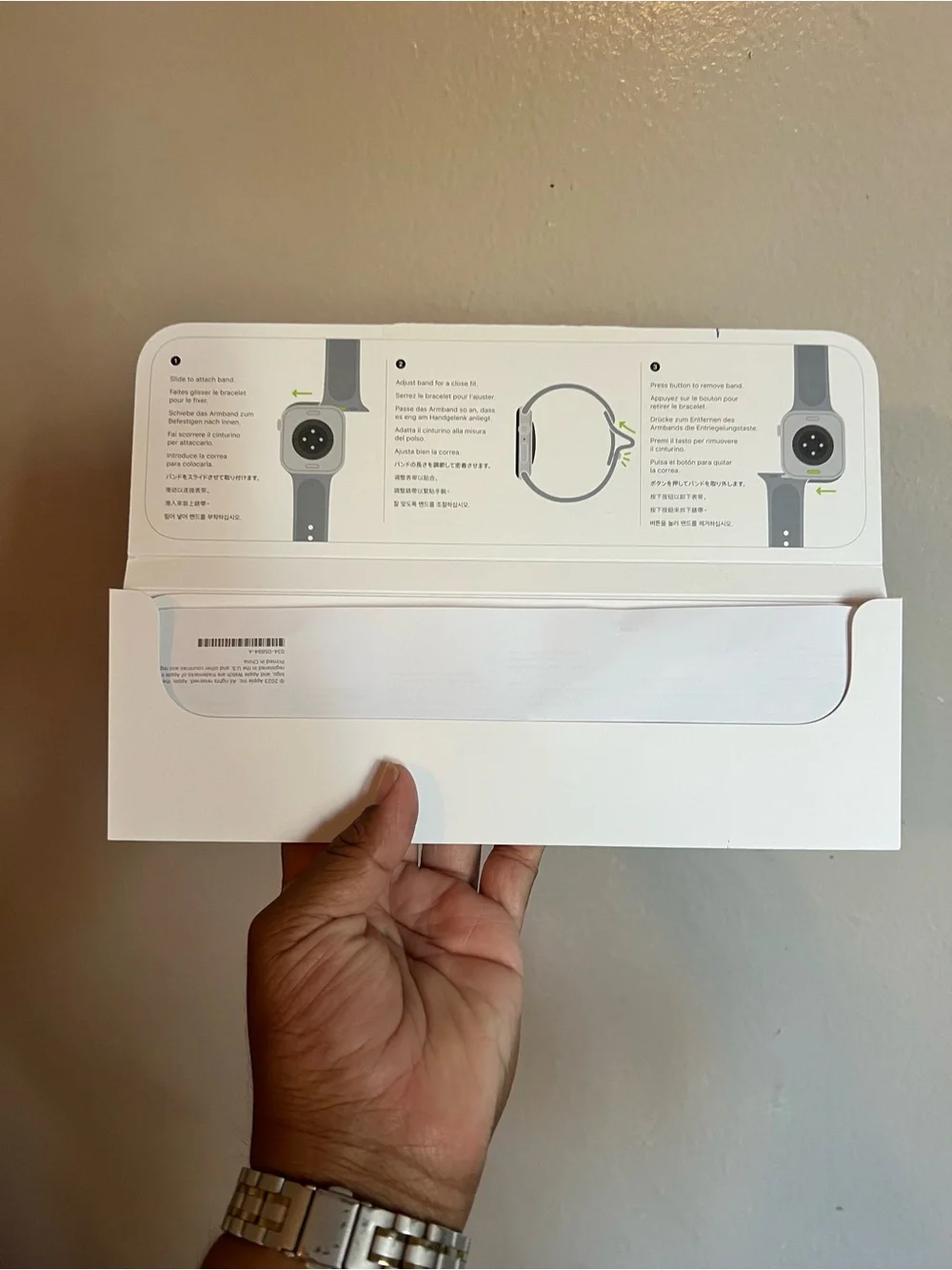 SE Starlight Apple Watch Sport Band